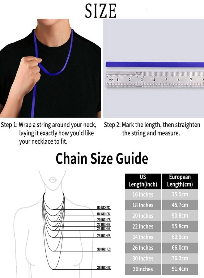 Treasure Bender S925 Sterling Silver Figaro Chain Necklace for Women - 18K Gold Plated Sterling Silver Figaro Chain Necklace Thick Sturdy Colourfast Necklaces Jewelery for Women 18 Inch - Image 4